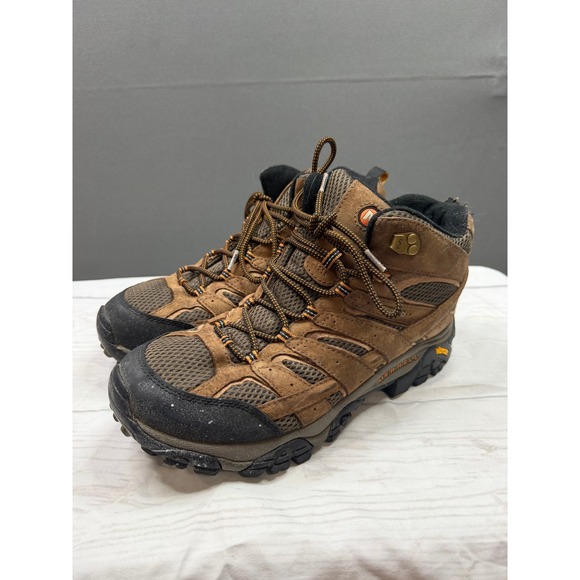 Merrell Other - Merrell Moab 2 Mid Ventilator Hiking Boots Mens Brown Suede Mesh 11W